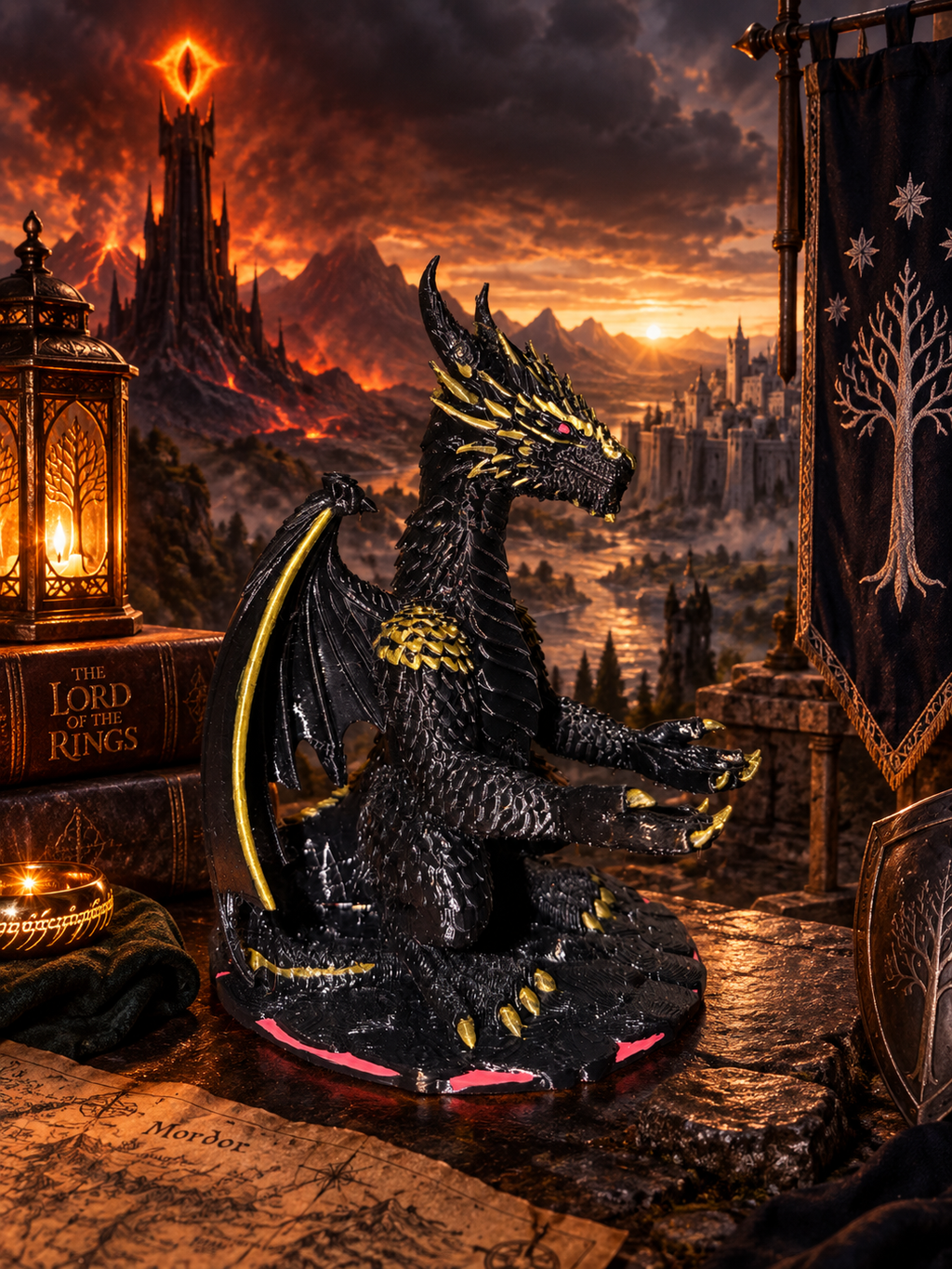 🐉 Supporto Controller Dragon – Dark Fantasy Edition