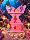 🧜‍♀️ Espositore da Collezione "Mermaid World" – A Tema Sirena (Da Tavolo e da Muro)