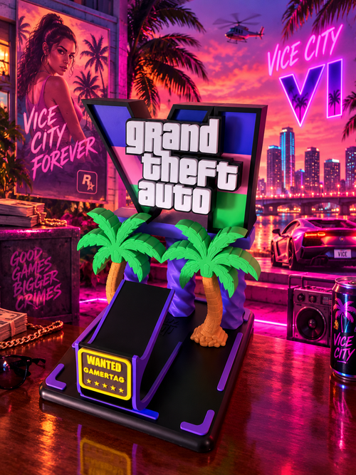 Supporto controller GTA VI (Traghetta Personalizzabile)