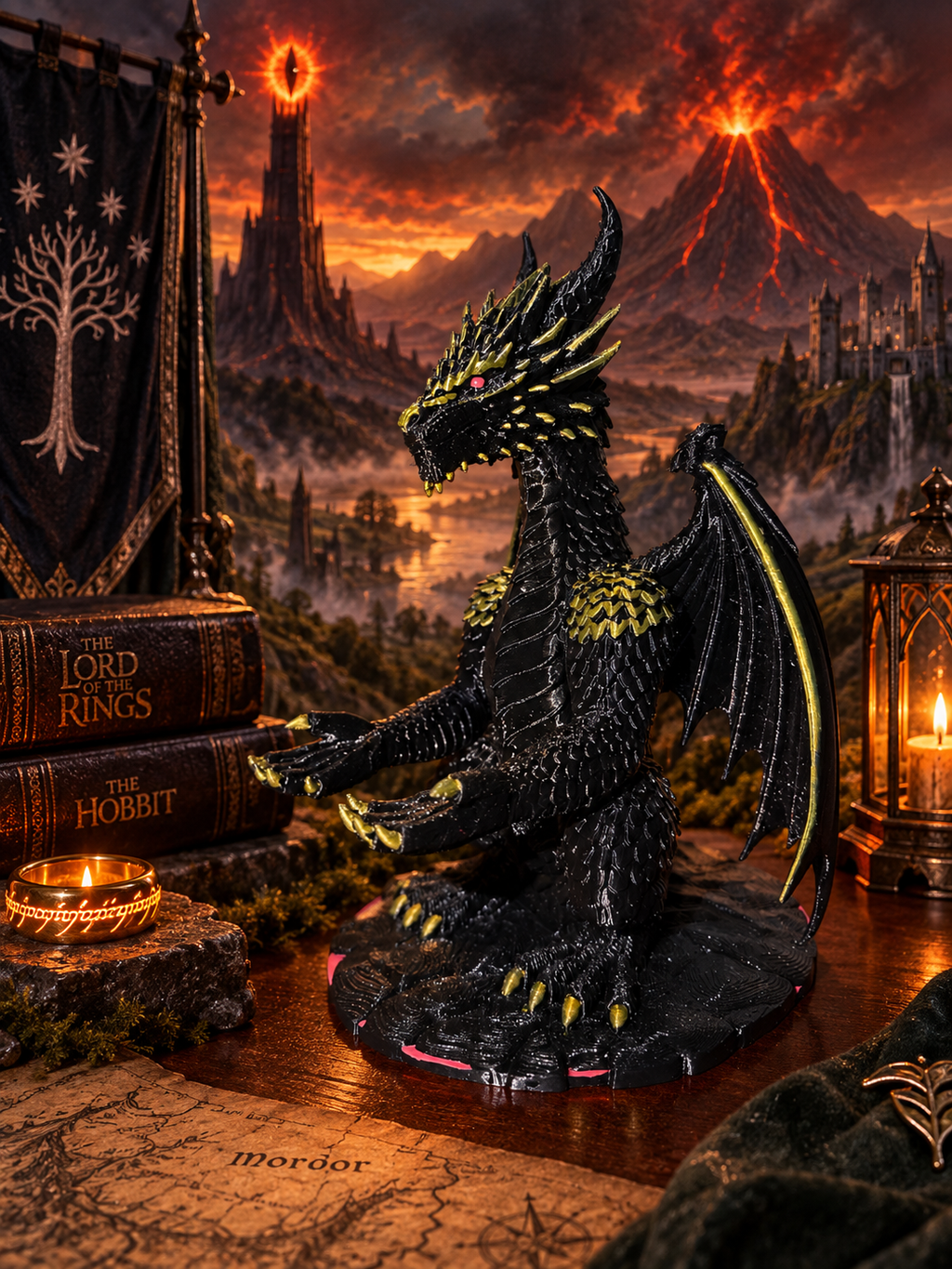 🐉 Supporto Controller Dragon – Dark Fantasy Edition