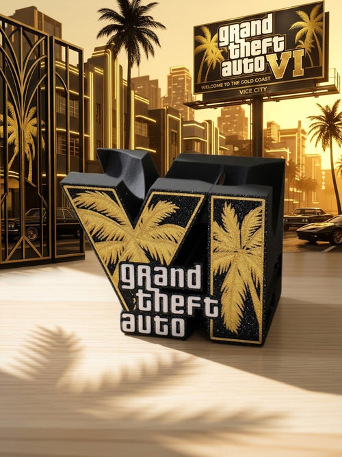 ✨ Supporto Controller GTA VI – Luxury Gold Edition
