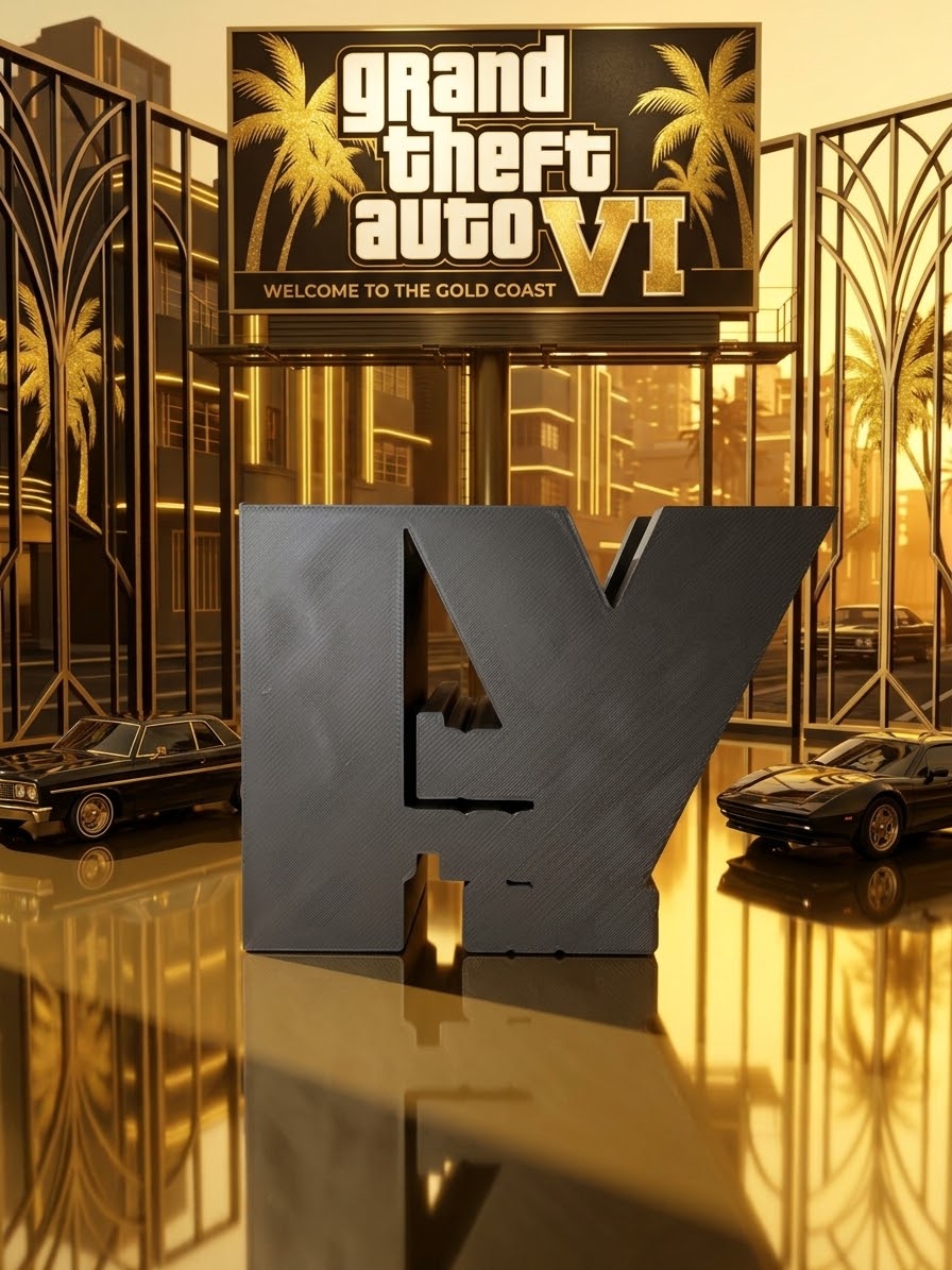 ✨ Supporto Controller GTA VI – Luxury Gold Edition