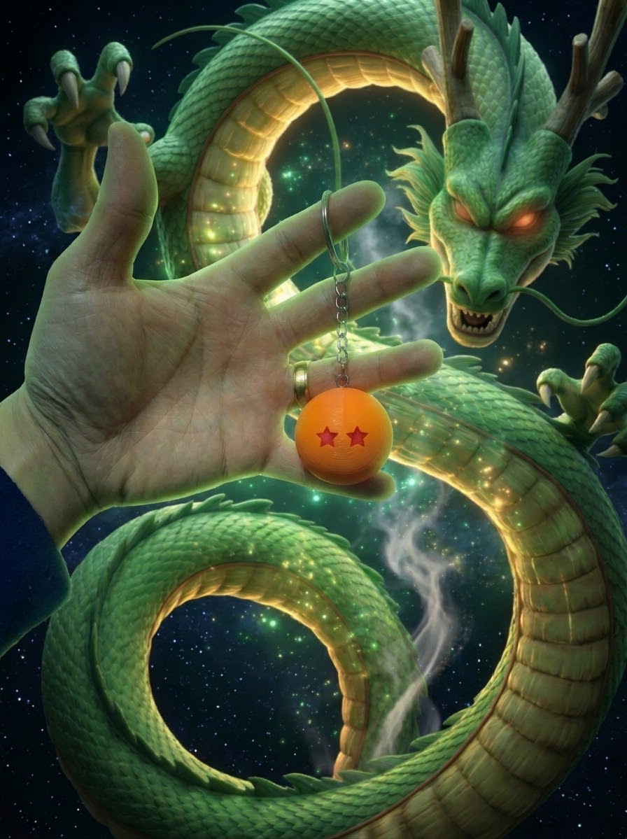 Le 7 sfere del drago keychain Il Portachiavi dei Sogni
