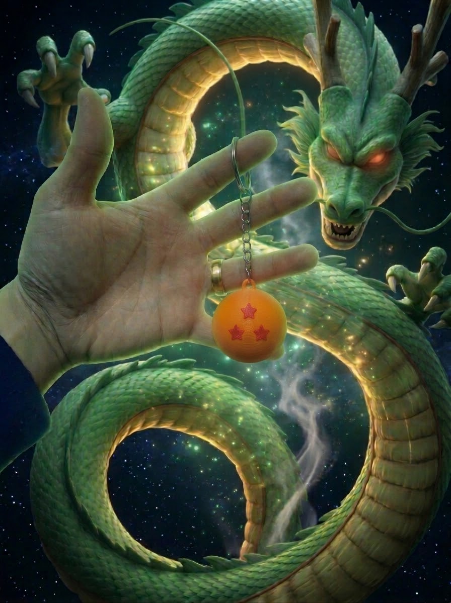 Le 7 sfere del drago keychain Il Portachiavi dei Sogni
