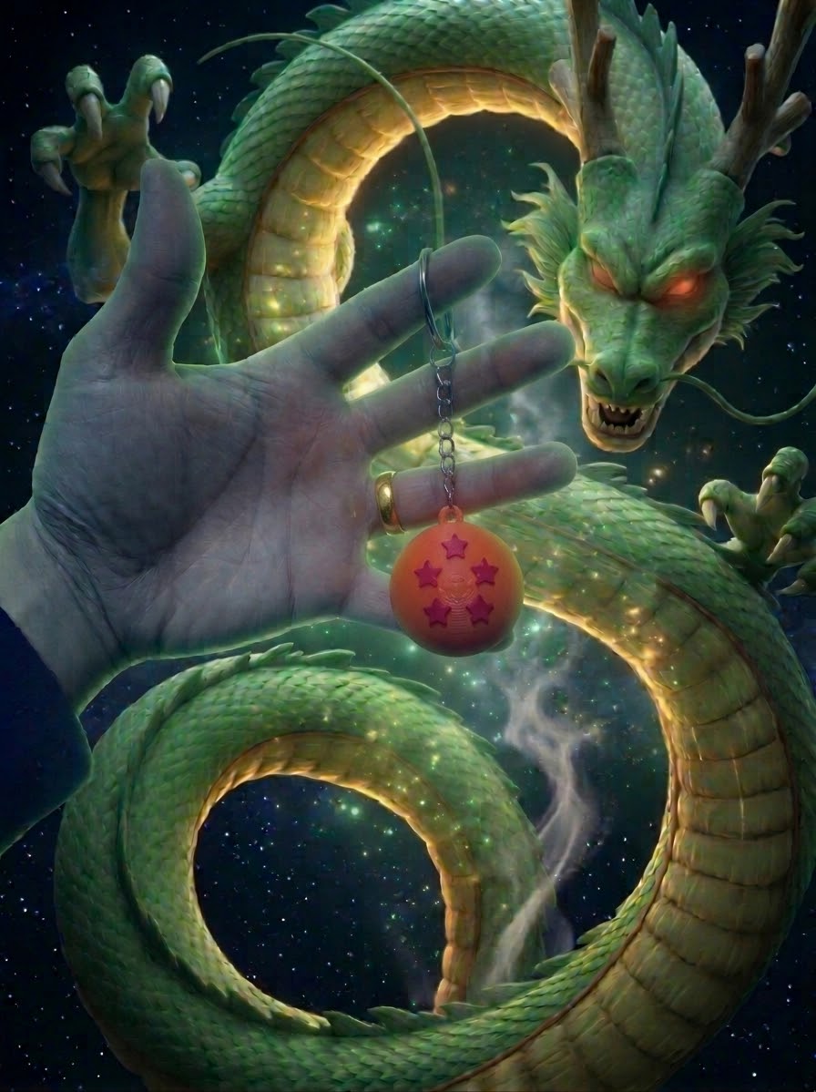 Le 7 sfere del drago keychain Il Portachiavi dei Sogni